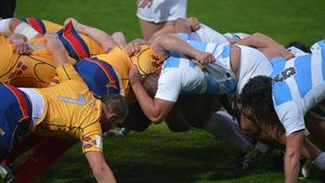 "Stejarii" dau primul test. Naționala de rugby a României joacă vineri, la Leeds, cu Yorkshire Carnegie
