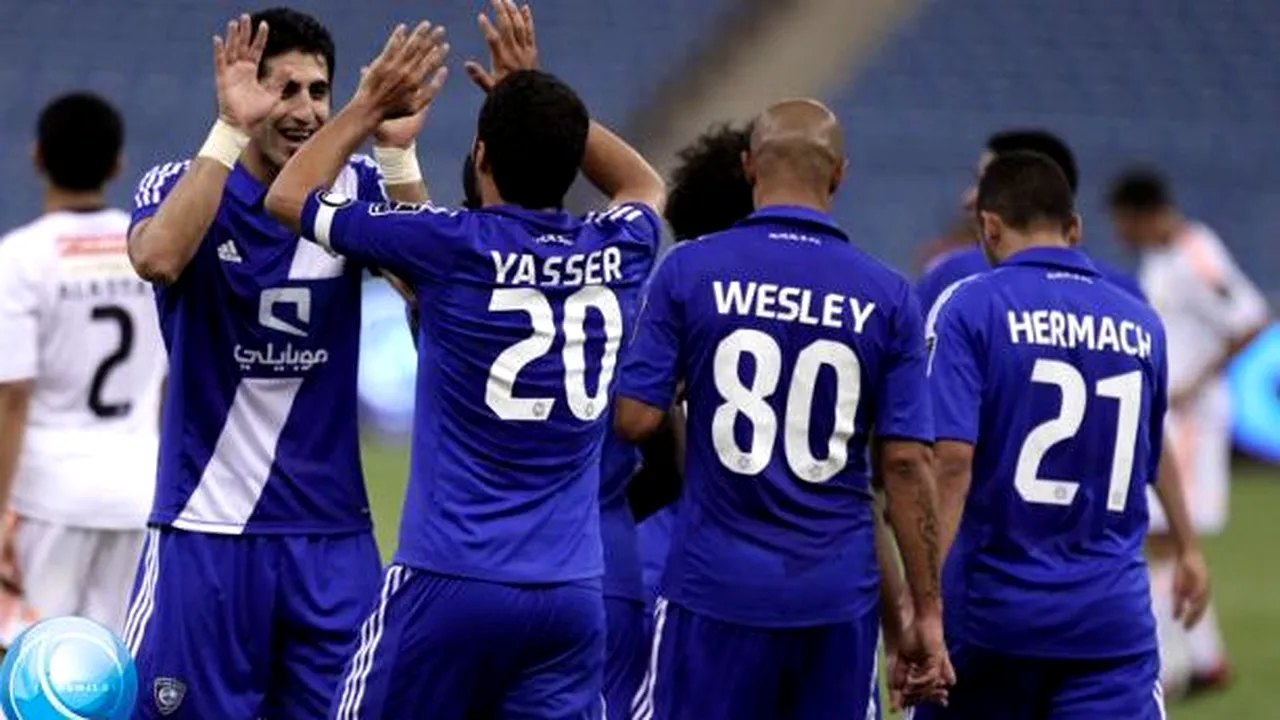 VIDEO Wesley a marcat iar: e golgheter în Arabia Saudită cu golul din meciul Al Hilal - Al Shabab 3-0