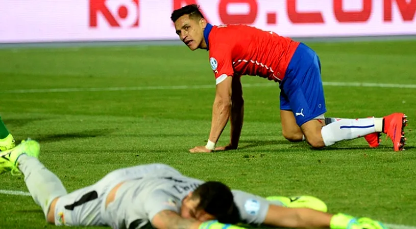 Alexis Sanchez nu suportă să piardă! VIDEO A vrut să-și rupă tricoul de pe el. Reacția furioasă avută după înfrângerea care o lasă pe Chile în afara locurilor care duc la CM 2018