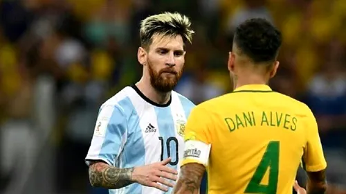 Dani Alves s-a pus „scut” în fața lui Messi! Mesaj pentru critici: „În Argentina este doar vina lui Leo”