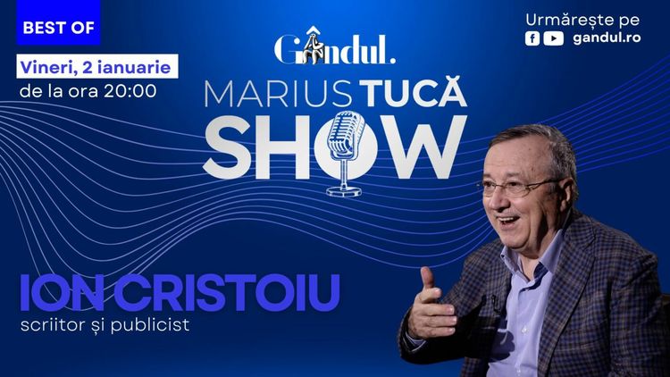 Gândul prezintă Best of Marius Tucă Show – vineri, 2 ianuarie, de la ora 20.00
