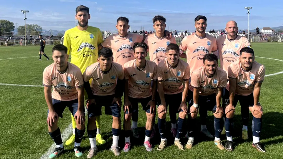 CSM Deva a închis lupta pentru titlu la Hunedoara și vrea din nou în Liga 3! Are victorii pe linie și a intrat în pauza de iarnă cu un avans de 11 puncte