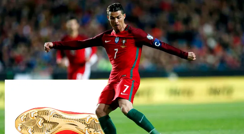 Cristiano Ronaldo atacă un nou trofeu cu o pereche senzațională de ghete ce nu vor fi puse în vânzare! SUPER FOTO | Modelul de colecție pentru starul Portugaliei