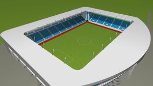 FOTO | "Ion Oblemenco" nu va mai fi singur în Craiova! O nouă arenă de peste 10.000 de locuri "răsare" în oraș