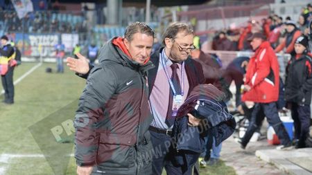 Oțelul, primul punct sub comanda lui Lienen! Răducan: "Este meritul lui. Din patru reprize cu Steaua, trei ne-au aparținut"