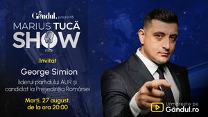 Marius Tucă Show începe marți, 27 august, de la ora 20.00, live pe gândul.ro. Invitat: George Simion