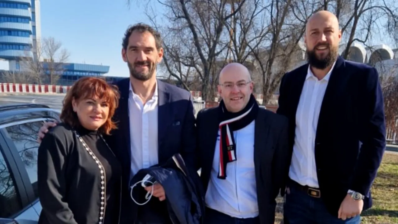Fostul mare baschetbalist spaniol Jorge Garbajosa, vizită-fulger la București! De ce a sosit | EXCLUSIV
