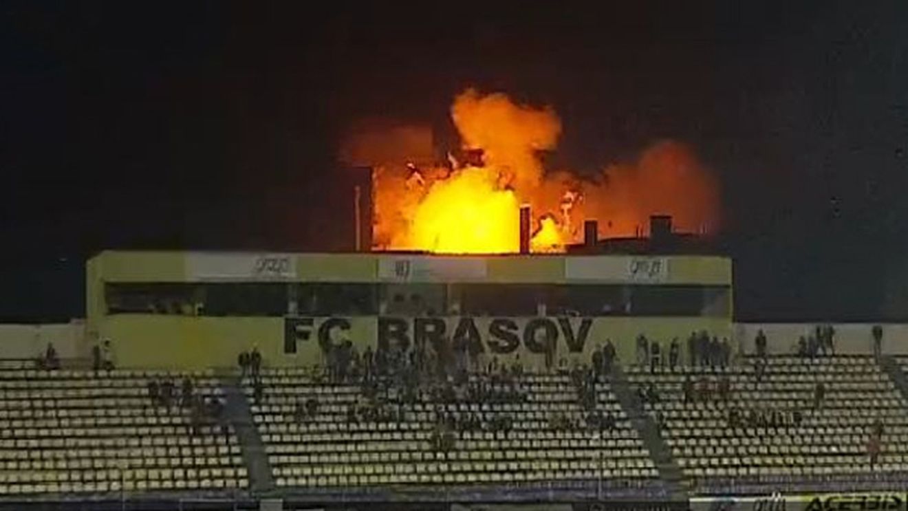 Scene dramatice la Brașov! Ce au gândit jucătorii celor două echipe în momentul exploziei! "Ori suntem blestemați, ori suntem prea păcătoși. Se întâmplă ceva la noi în țară"
