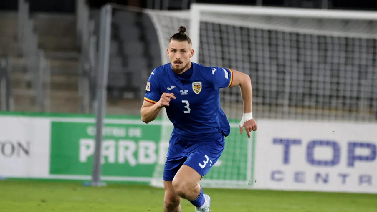 Ce au scris englezii după ce l-au văzut pe Radu Drăguşin în Lituania - România 1-2. Cum au numit ce a făcut fundaşul lui Tottenham la faza de la golul doi al echipei lui Lucescu