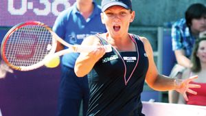 Halep, reinventată în "curtea" Romei