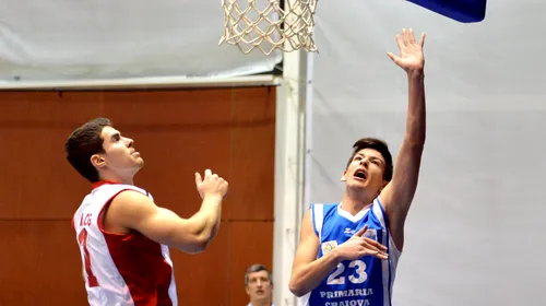 Naționala de baschet masculin tineret, locul 17 la CE din Ungaria