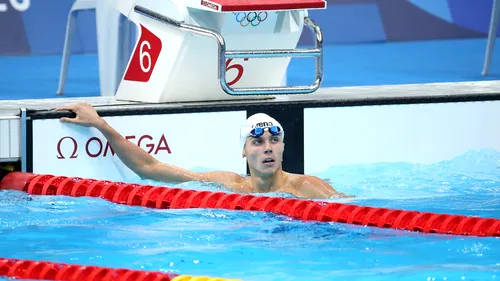 David Popovici, încrezător după calificarea în finala olimpică la proba de 100 metri liber. „Am vrut să-l sperii pe Caeleb Dressel și cred că am reușit!”