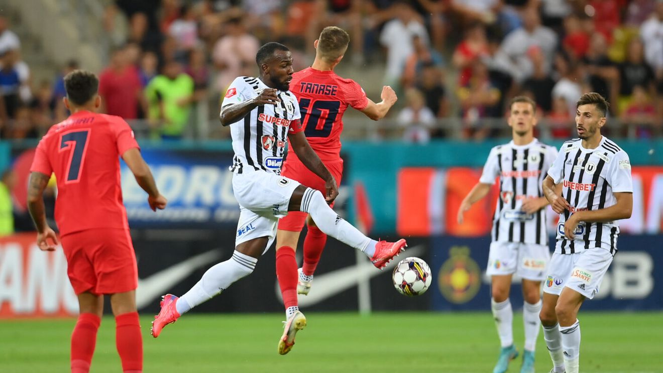 FCSB - U Cluj 1-1, în etapa 1 din Superliga | Roș-albaștrii pierd două puncte cu o nou-promovată! VAR-ul le-a dat bătăi de cap celor două echipe