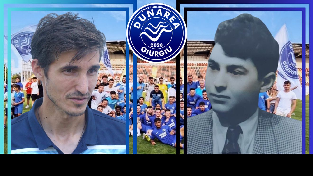 Dinastia Nemțescu! Nepotul Andrei a promovat Dunărea Giurgiu în Liga 3, la fel cum a făcut-o bunicul Niculae în trecut! Povestea unui club legendar readus la viață: „Vrem să reașezăm numele acestui oraș pe harta fotbalului” | EXCLUSIV