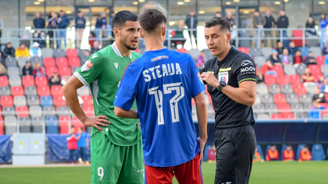 Reacția lui Daniel Oprița, după ce arbitrul Dumitru Mormeci a făcut praf partida Stelei cu CSC Dumbrăvița. Ce i-a spus în privat ”centralului”