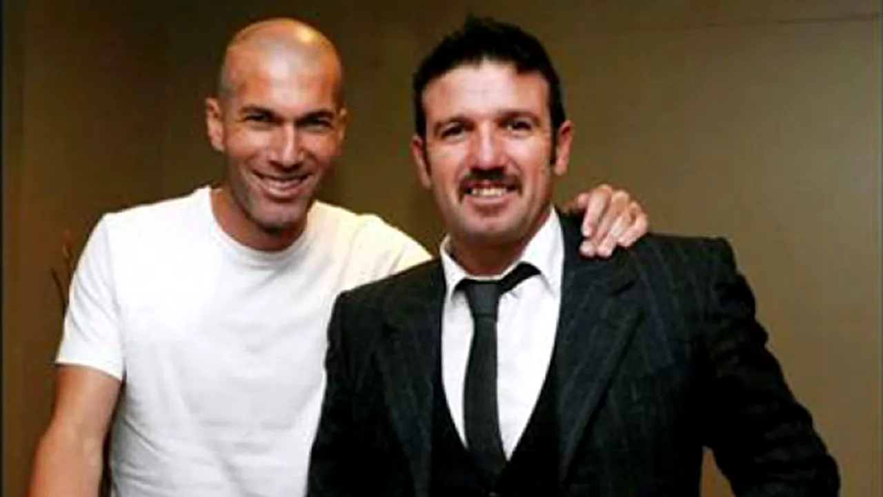 FOTO FABULOS. Cine este SUPER jucătorul de lângă Zidane? E campion mondial și a jucat 8 ani la Roma, dar acum e greu de recunoscut