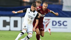 CFR Cluj - Lugano 1-0, în a doua manșă din turul doi preliminar Europa League. Trupa lui Dan Petrescu se impune și se califică în turul 3 preliminar!