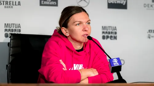 Ce întrebare incomodă a primit Simona Halep la turneul de la Madrid: „Nu e vorba de dușmănie!