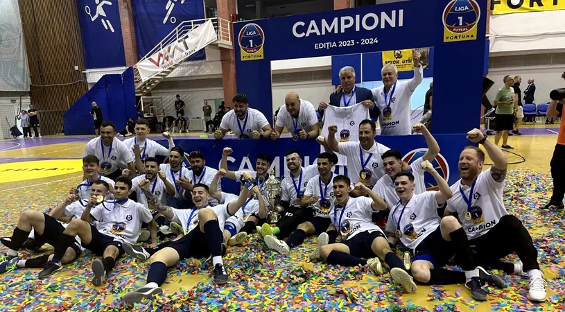 United Galați, încă un titlul cucerit în futsalul românesc, după minimul de jocuri cu CFR Timișoara!