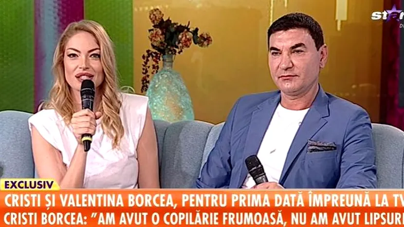 Valentina Pelinel și Cristi Borcea, prima apariție televizată! Cum a început povestea lor de dragoste: 'Am trecut printr-un război amândoi'