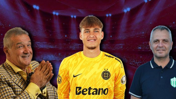 Ce lovitură poate da Gigi Becali! Puștiul ales să îi ia locul lui Târnovanu la FCSB a apărat cu Manchester United și Salzburg: „Face față fără probleme!”