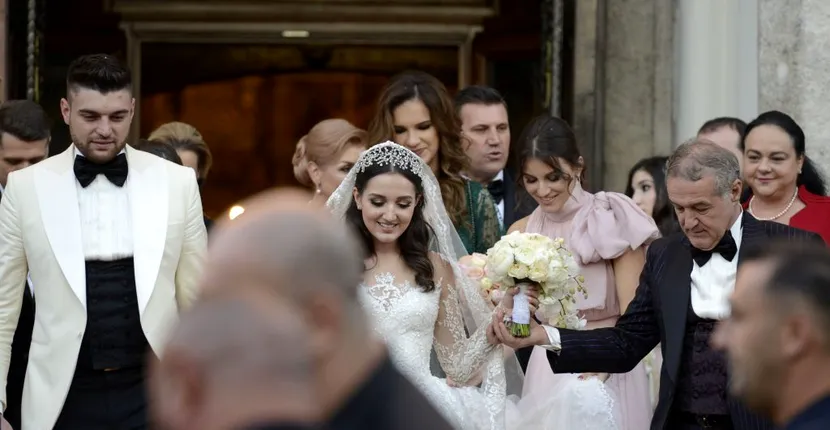 Câți bani a strâns fiica lui Gigi Becali la nuntă? Tatăl ei i-a făcut toate poftele și i-a dat un dar de nuntă generos