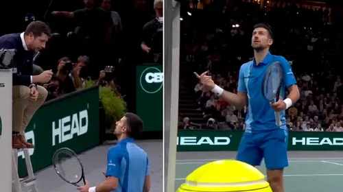 Novak Djokovic, scandal cu arbitrul la meciul cu Holger Rune de la Paris: „Cheamă supervizorul!” Decizia care l-a scos din sărite pe liderul mondial