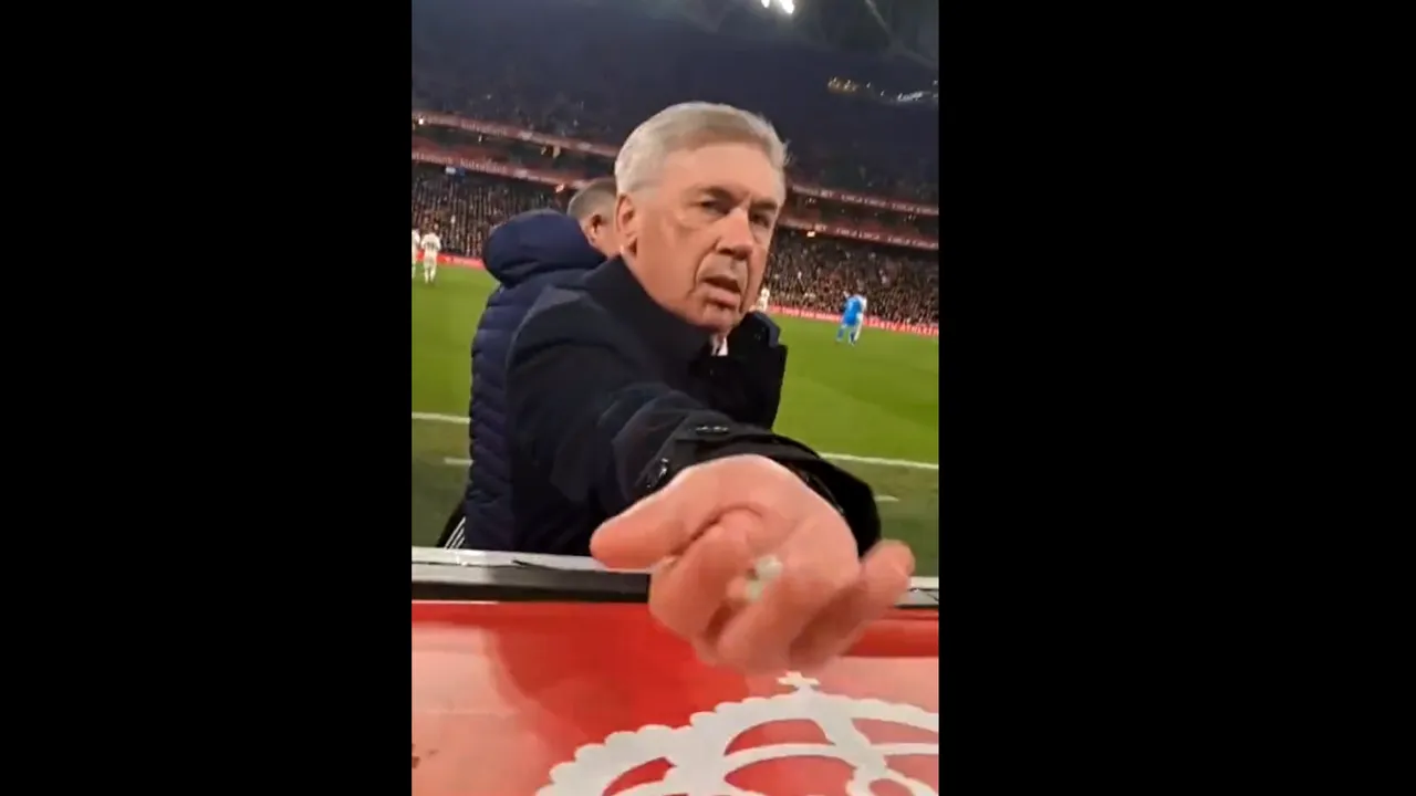 Un suporter i-a cerut lui Carlo Ancelotti o gumă de mestecat: reacția antrenorului de la Real Madrid a cucerit toată Spania | VIDEO