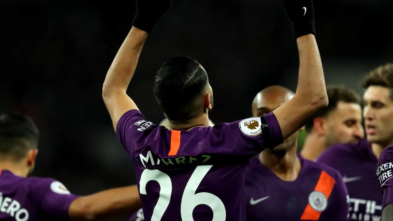 Mahrez a adus victoria lui City în meciul cu Tottenham și i-a dedicat-o patronului lui Leicester. Discursul emoționant al algerianului: 