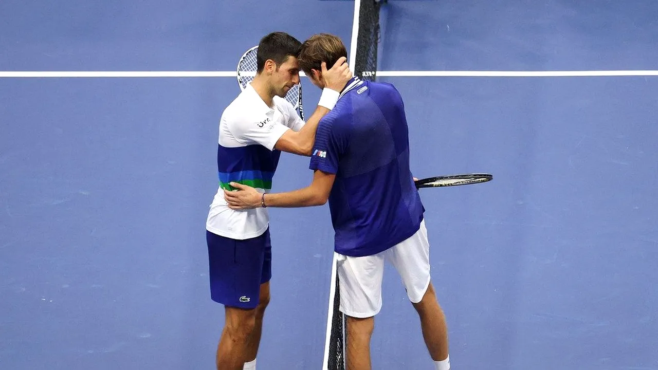 Novak Djokovic, făcut KO de Daniil Medvedvev în finala US Open 2021! Video Online. Rusul a cucerit primul său titlu de Grand Slam