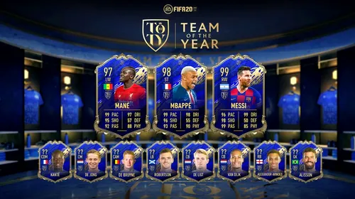 Evenimentul „Team Of The Year”, succes incredibil în FIFA 20! Lista completă de jucători și campionate participante