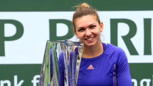 Simona Halep la Indian Wells | 15 lucruri de știut despre turneul la care 'Super Simo' dădea lovitura în 2015: ediție aniversară, trofeul de 17 kilograme, situația ciudată de la prima participare românească, anul Irinei, programul complet + când debutează în competiție #1 WTA