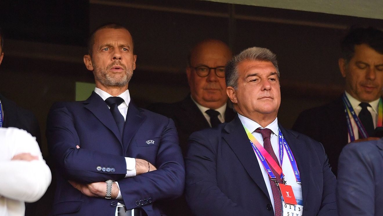Ce i-a propus Laporta lui Ceferin pentru ca UEFA să nu excludă FC Barcelona din Liga Campionilor! E gata să îl trădeze pe Perez
