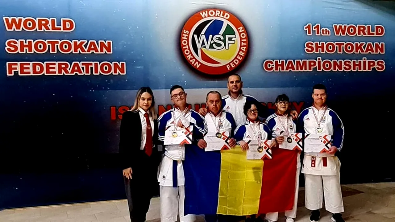 Primele medalii câștigate de România la un Mondial de para-karate