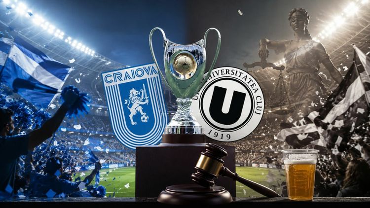 De ce NU se poate bea bere pe stadion la Supercupa României dintre Universitatea Craiova și U Cluj, deși s-a votat modificarea Legii 4. EXCLUSIV