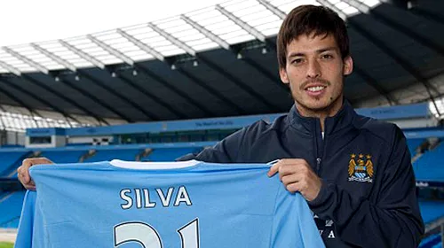 David Silva a semnat pe patru ani cu Manchester City