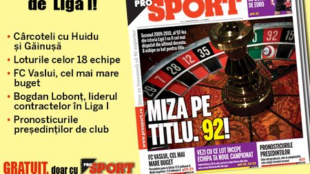 Astăzi îți oferim Suplimentul de Liga I