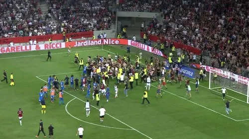 Bătaie generală la Nice – Marseille! Ultrașii gazdelor, violențe cu jucătorii lui Olympique. Trei răniți în echipa lui Sampaoli | VIDEO