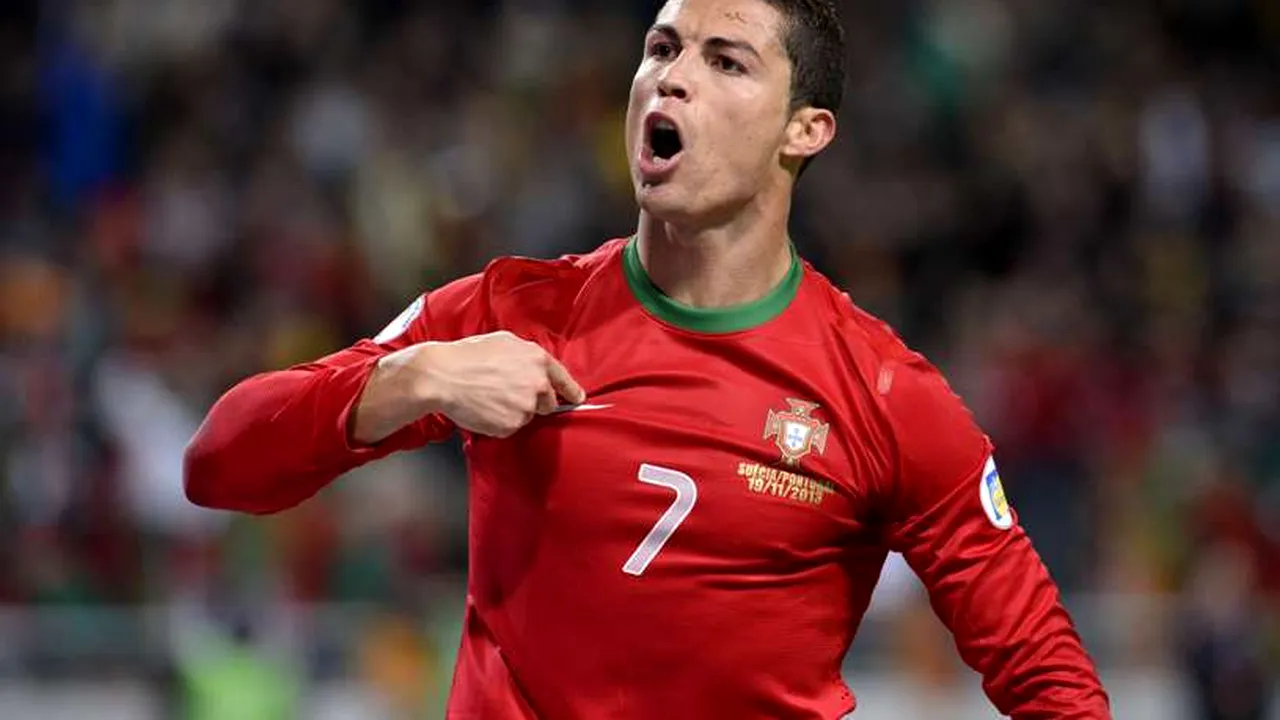 Încă un record doborât. Cristiano Ronaldo a devenit golgheterul all-time al preliminariilor și al turneului final C.E. 
