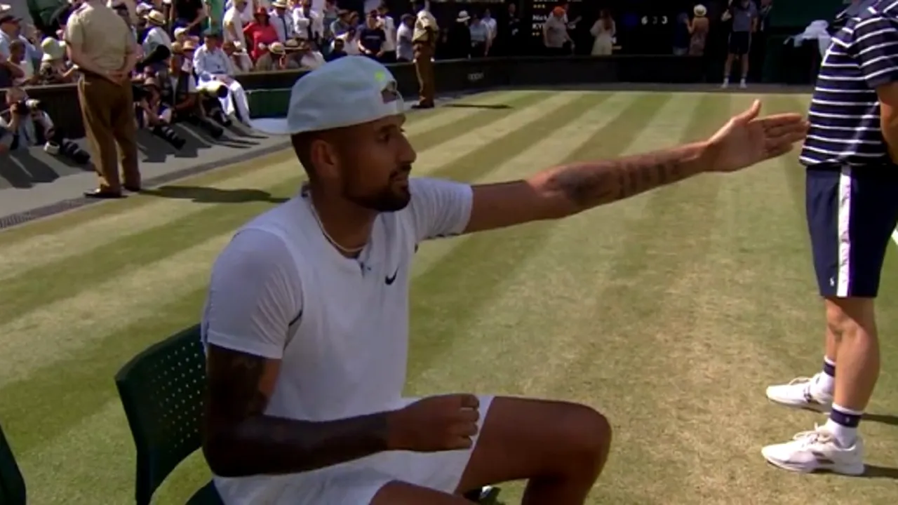 Circ total în finala Wimbledon! Nick Kyrgios, cuvinte obscene către o spectatoare: „Arătă de parcă a băut 700 de pahare!