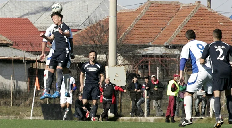 Vișina, remiză albă pe terenul Minerului din Motru