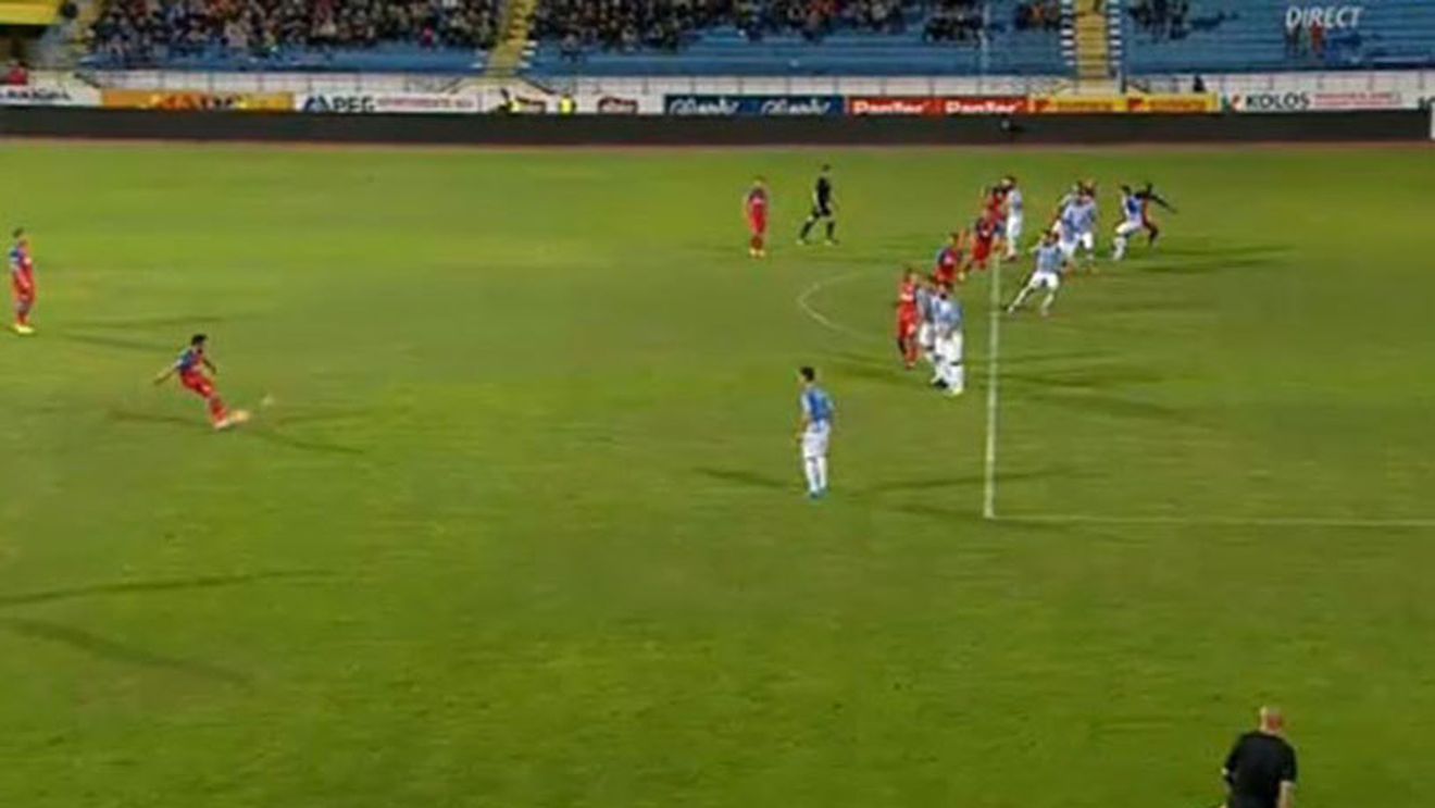 FOTO | Balaj a dictat penalty pentru Steaua la faza asta, centralul a revenit apoi asupra deciziei! Ce s-a întâmplat