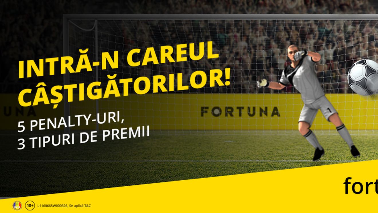 ADVERTORIAL | PREMII PENTRU GOLURI, DE LA FORTUNA!