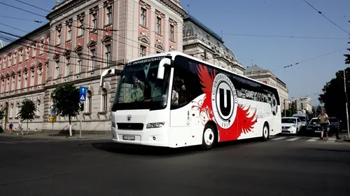 Cantonament de criză la „U”!** Cu autocarul spre Austria