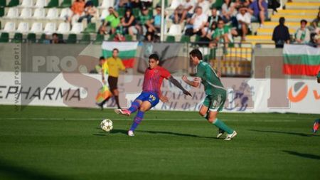 Adi Rocha înscrie la foc automat:** Ludogorets - Steaua 1-1!