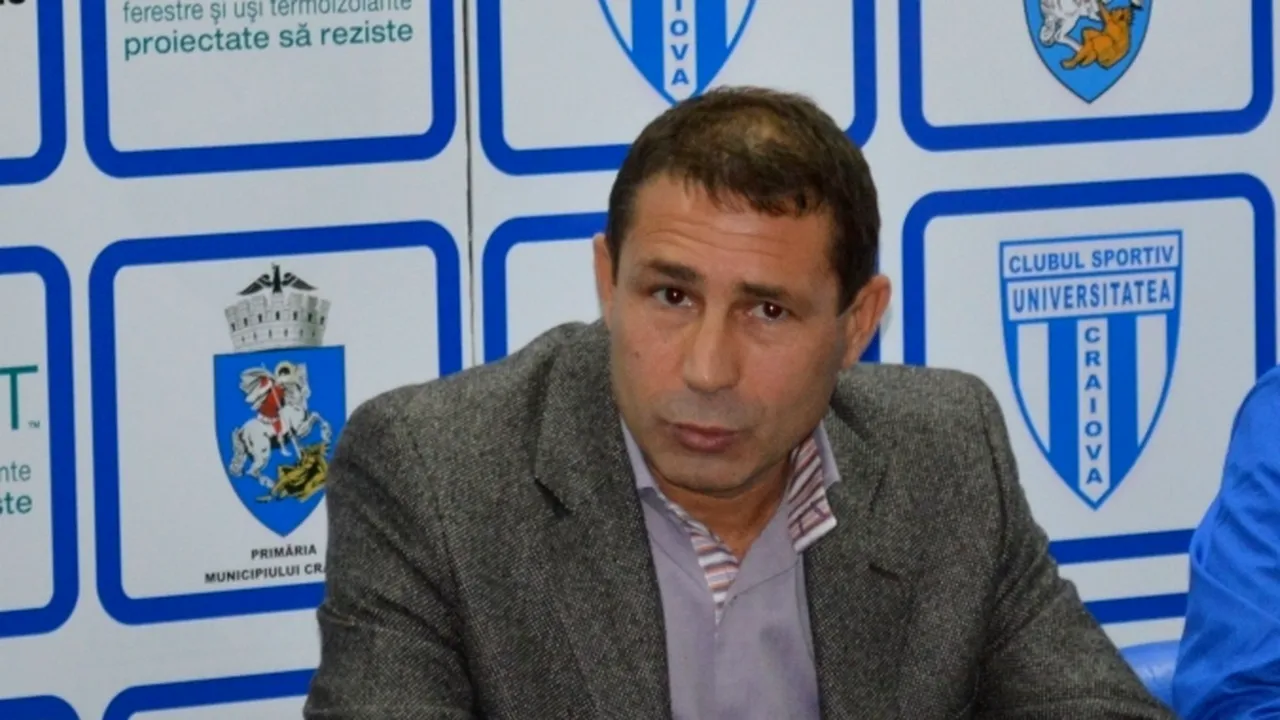Pavel Badea, dezamăgit de campania de achiziţii a Universităţii Craiova: „Din nefericire, nu am făcut mari transferuri”