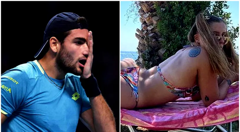 La asta nu se aștepta nimeni! Cum a fost surprinsă o româncă din WTA alături de italianul Matteo Berrettini | GALERIE FOTO