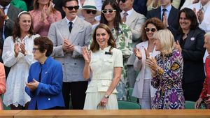Prințesa Kate Middleton a purtat, la câțiva metri de Simona Halep, o bijuterie primită cadou de la Prințul William acum 11 ani