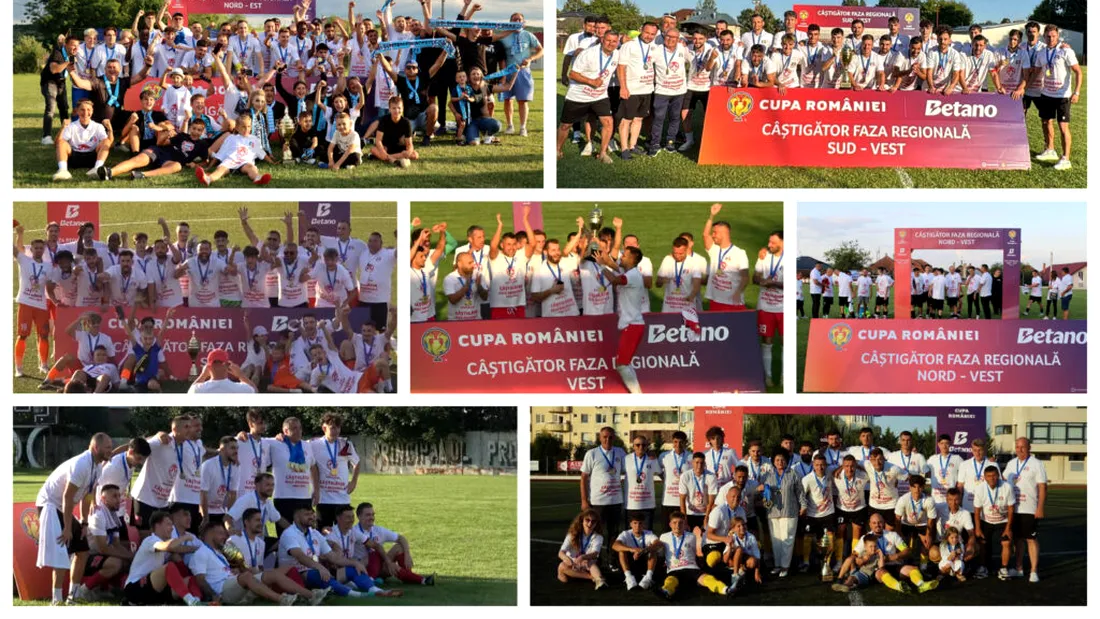 Câștigătoarele celor șapte finale din Faza Regională a Cupei României, ediția 2025/26. CSM Paşcani și-a păstrat trofeul