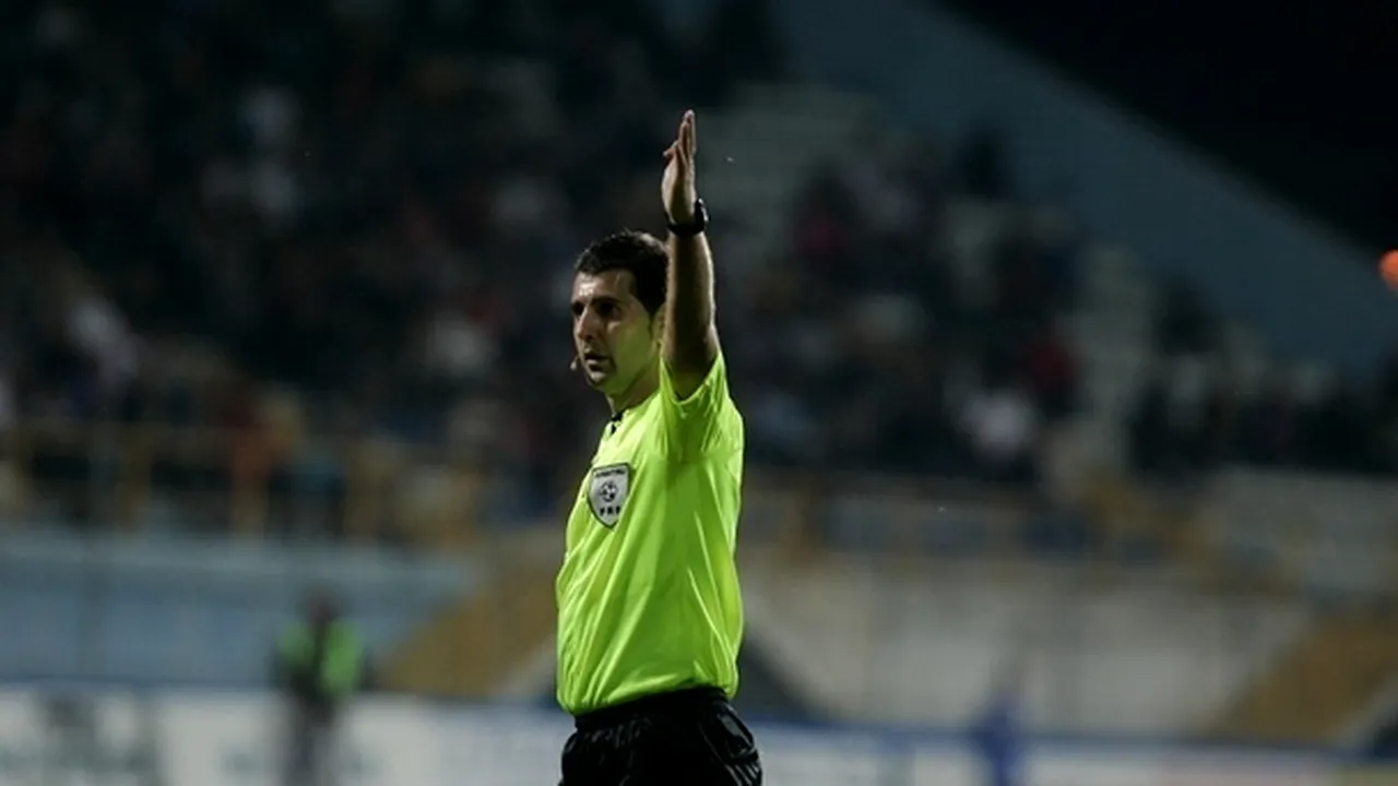 Robert Dumitru arbitrează Dinamo - Craiova în Cupa României